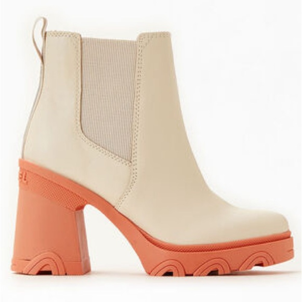 Sorel Women's Brex Heel Chelsea Boot Natural Paradox Pink, US
